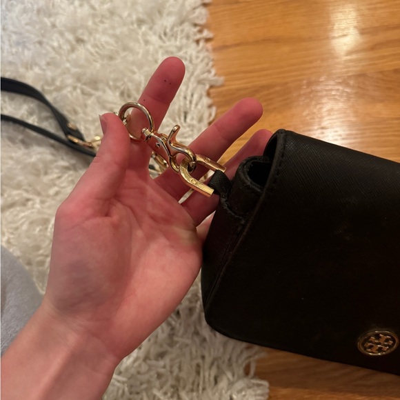 Tory Burch Black and Gold Crossbody - Picture 13 of 15
